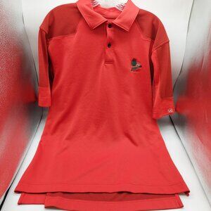 Cutter And Buck Orange Polo Shirt Elk Ridge Size Large